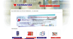 Desktop Screenshot of farmavida.com.br